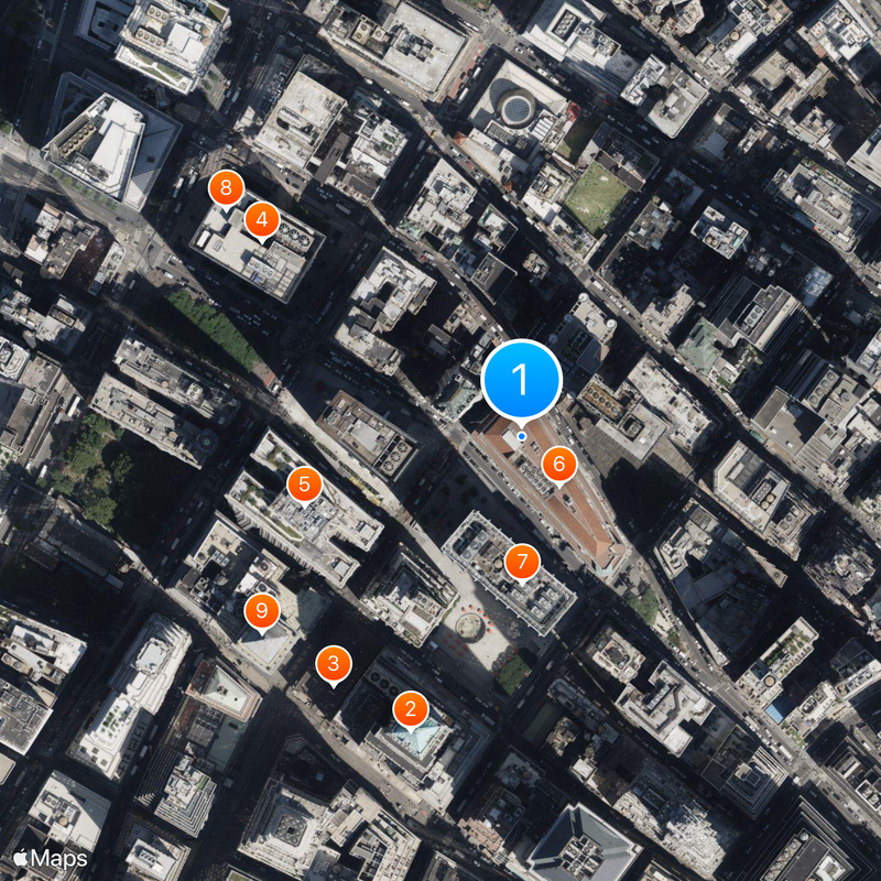 Federal Reserve Bank of New York Map