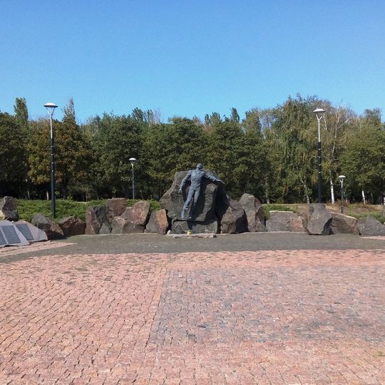 Monument to soldiers of Soviet war in Afghanistan