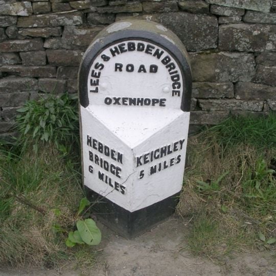 Milepost Approximately 100 Metres To East Of Junction With Hill House Edge Lane
