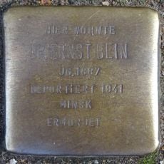 Stolperstein dedicated to Ernst Bein