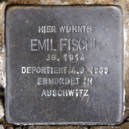 Stolperstein em memória de Emil Fischl
