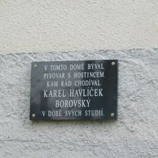 Pamětní deska Karla Havlíčka Borovského na domě Rozkošská 2340 v Havlíčkově Brodě