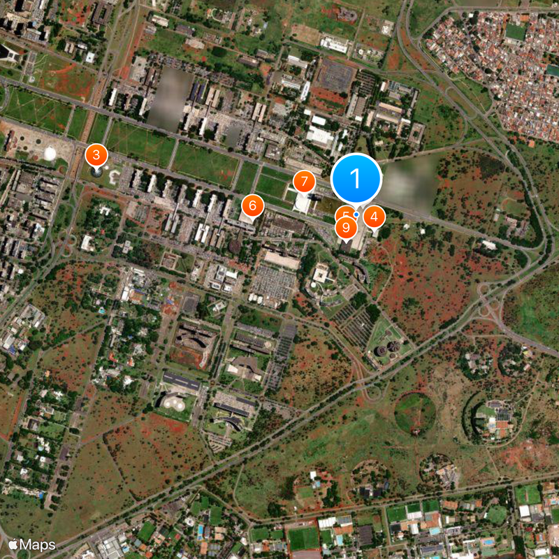 Place des Trois-Pouvoirs Carte