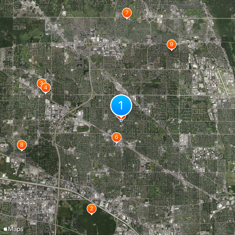 Arlington Heights Map