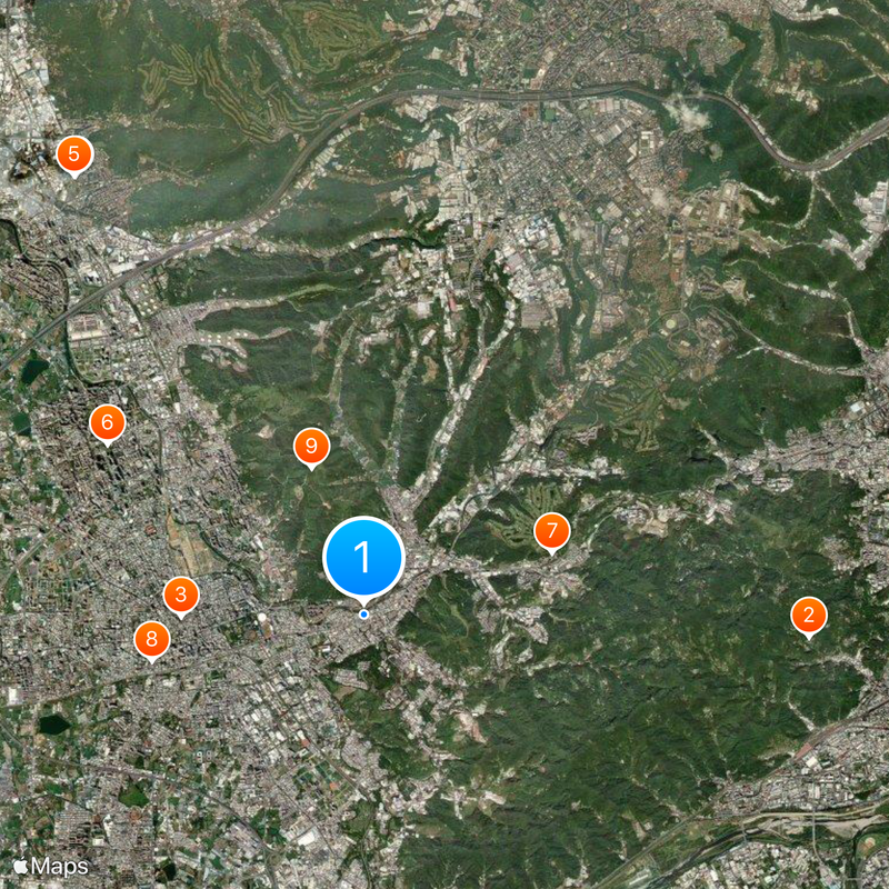 Guishan District Map