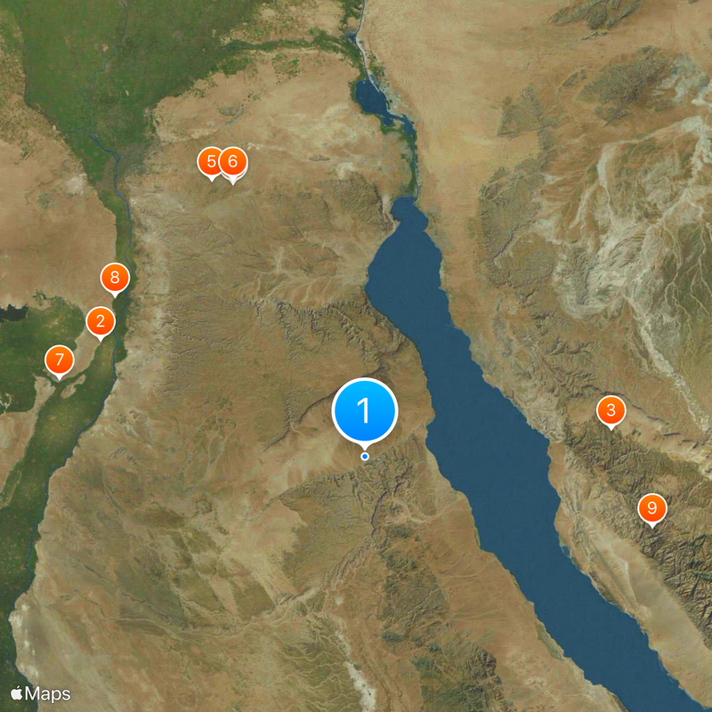Monastery of Saint Anthony Map