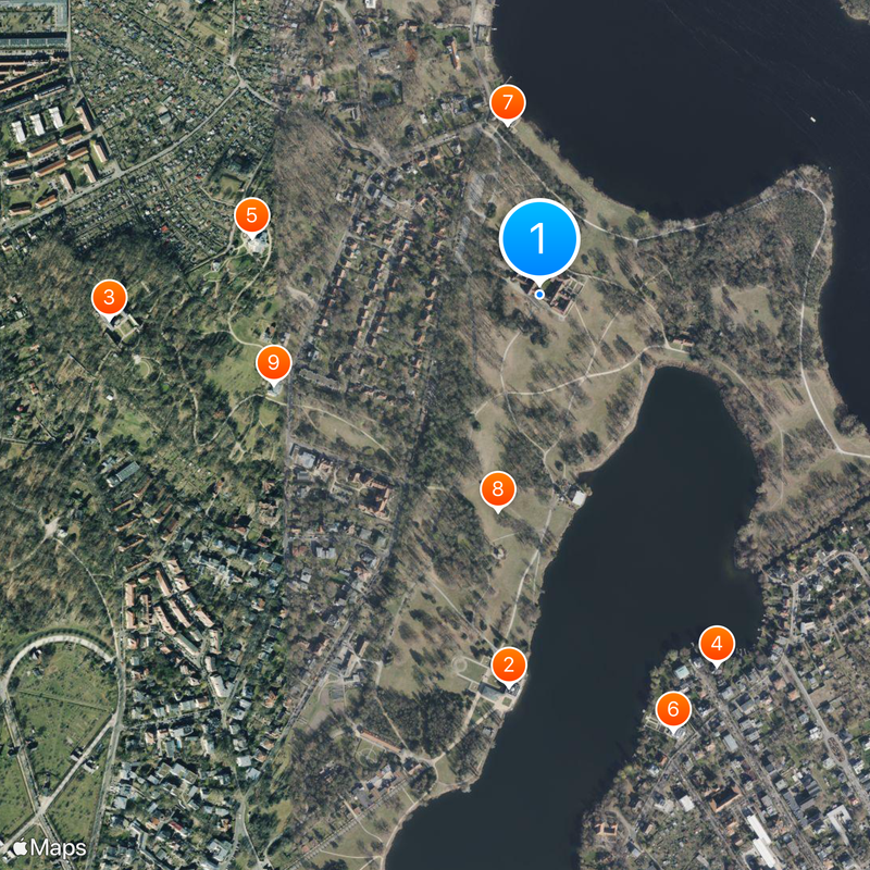 Pałac Cecilienhof Mapa