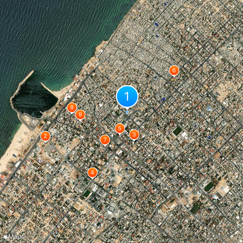 Al-Shifa Hospital Map