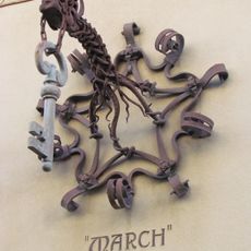 Drac de ferro forjat