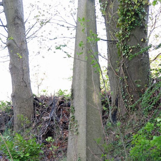 Coal Tax Post On North Side Of Railway Embankment At Ngr Tq 14026580