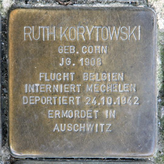 Stolperstein für Ruth Korytowski