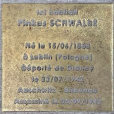 Stolperstein à la mémoire de Pinkes Schwalbe