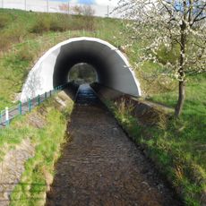 Most dálnice D6 přes Lobezský potok v Sokolově