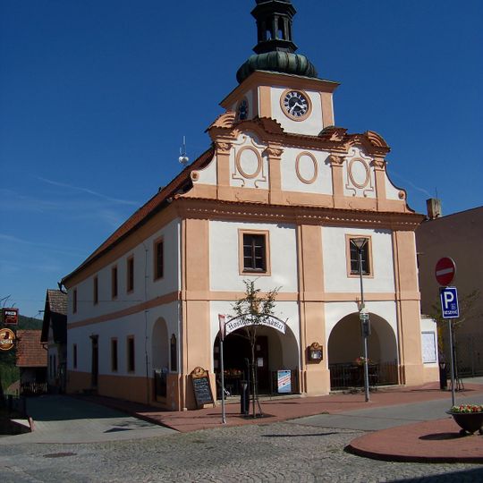 Town hall in Stříbrná Skalice