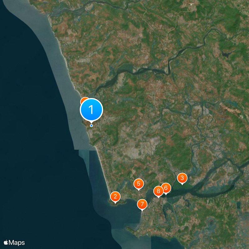 Anjuna Map