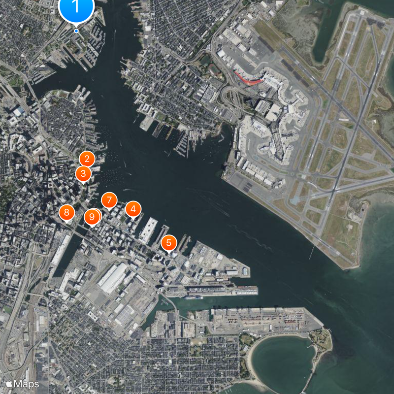 Boston Navy Yard Mapa