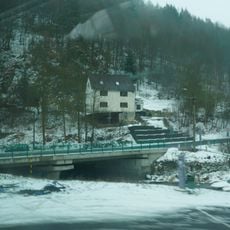 Most Plzeňské ulice přes Teplou v Bečově nad Teplou