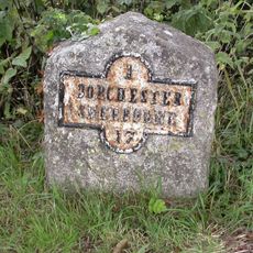 Milestone, Burton, 400m from 'The Sun Inn'