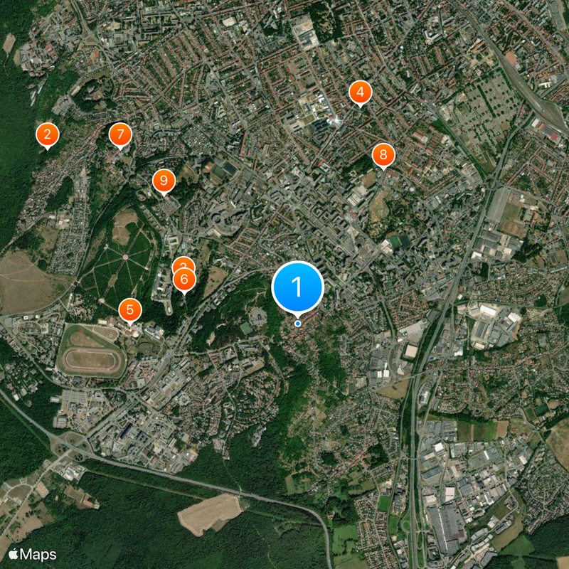 Vandœuvre-lès-Nancy Mapa