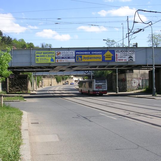 Railway bridges over U plynárny street