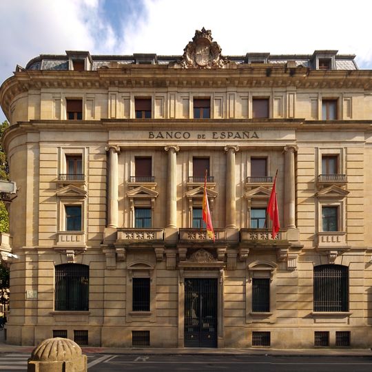 Bank of Spain building in Pamploma