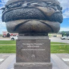 Statue of a Quarter Pounder