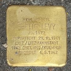 Stolperstein dedicated to Seelig Levy