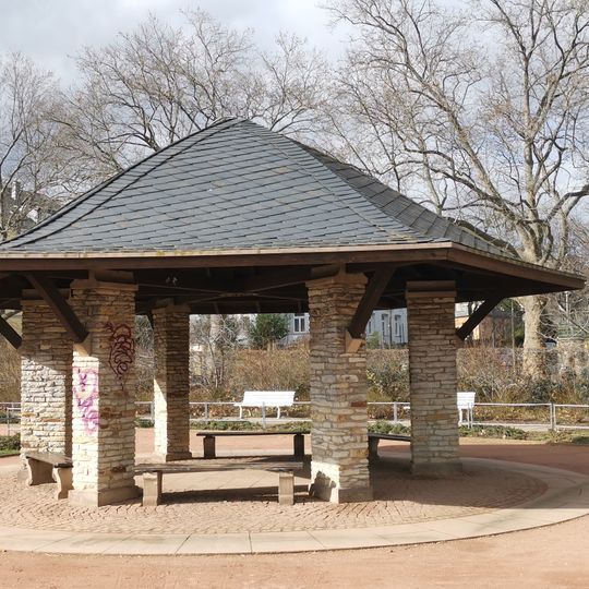 Pavillon im Rosengarten, Dresden