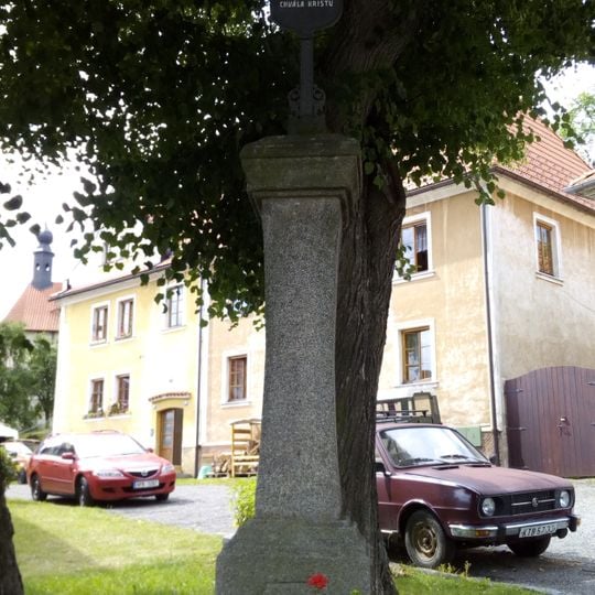 Kříž v Rabí pod hradem