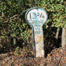 Grantham Canal, 13 3/4 Miles Post Approximately 1000 Metres East Of Main Street, Hickling