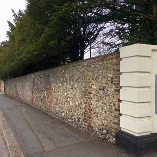 Boundary Wall And Gatepiers Fronting Road To West Of Missenden Abbey