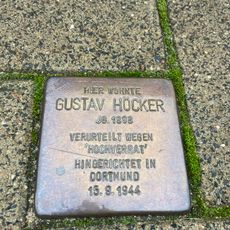 Stolperstein dedicated to Gustav Höcker