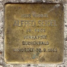 Stolperstein en memoria de Alfred Seidel