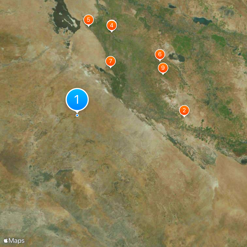 Najaf Governorate Map