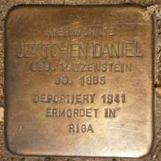 Stolperstein dedicated to Jettchen Daniel