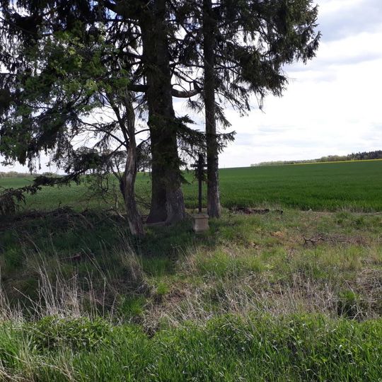 Kříž u pole severovýchodně od Horního Bukovska