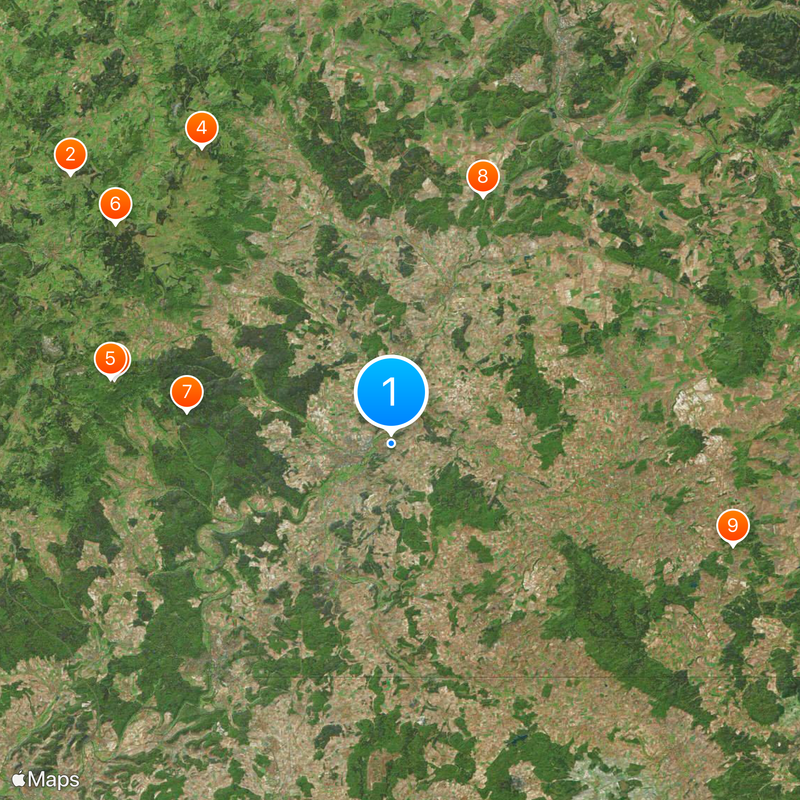 Rhön-Grabfeld Mappa