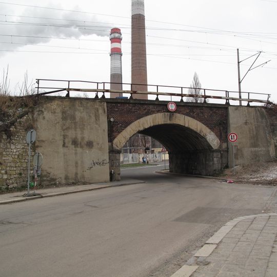 Railway bridge over Špitálka street