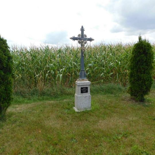 Kříž na rozcestí na jihovýchodním okraji Kuňovic