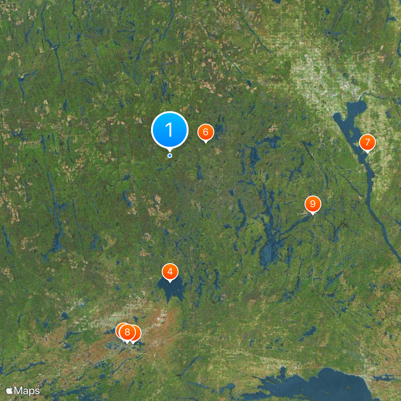 Ishpatina Ridge Map