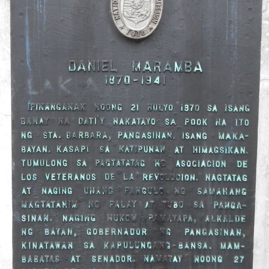 Daniel Maramba historical marker