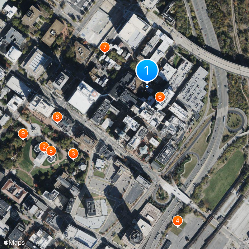 White House of the Confederacy Mappa