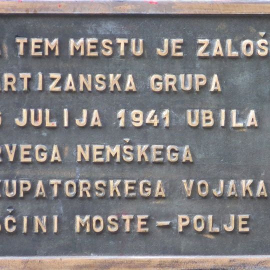 Spomenik prvemu strelu na okupatorja