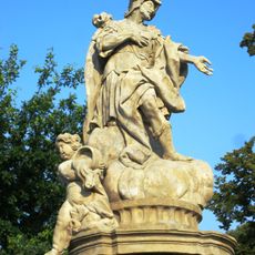 Sculptural group of Saint Florian in Dub nad Moravou