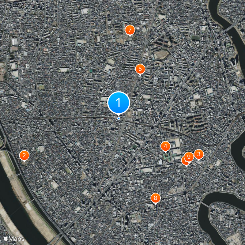 Ohanajaya Station Map