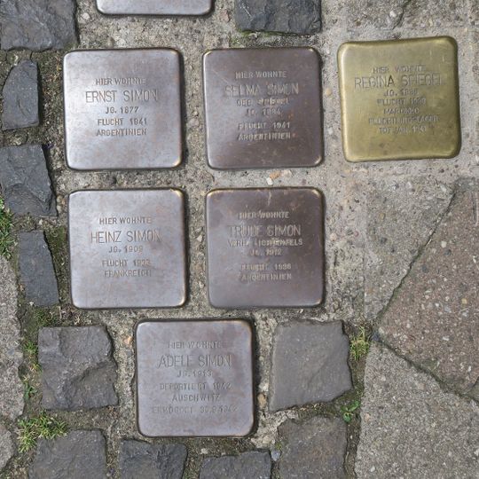 Stolperstein en memoria de Adele Simon