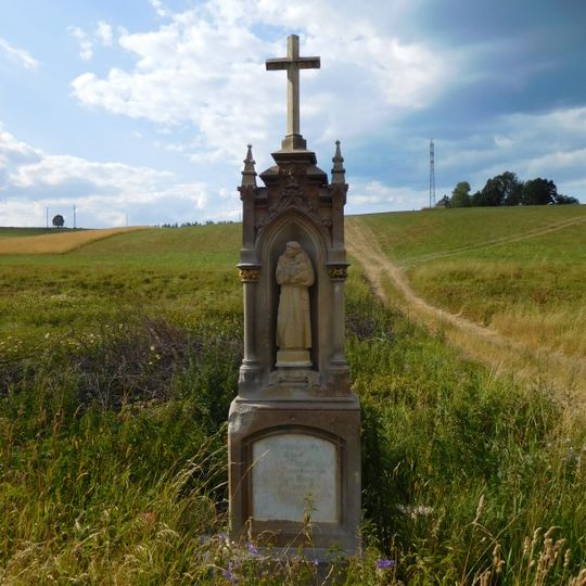 Statue of Saint Anthony of Padua in Javorník