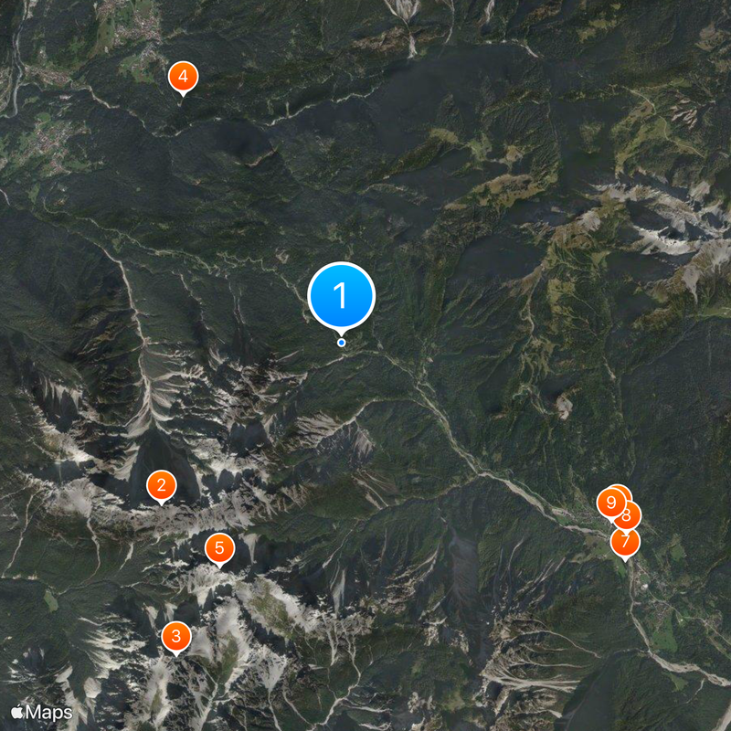 Tagliamento Map