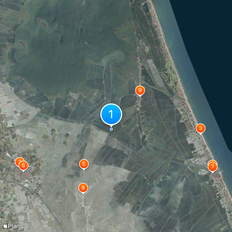 Natuurpark Albufera Kaart