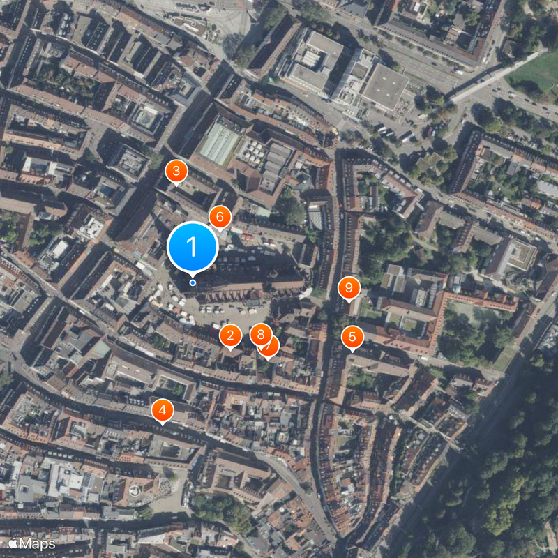 Freiburger Münster Karte